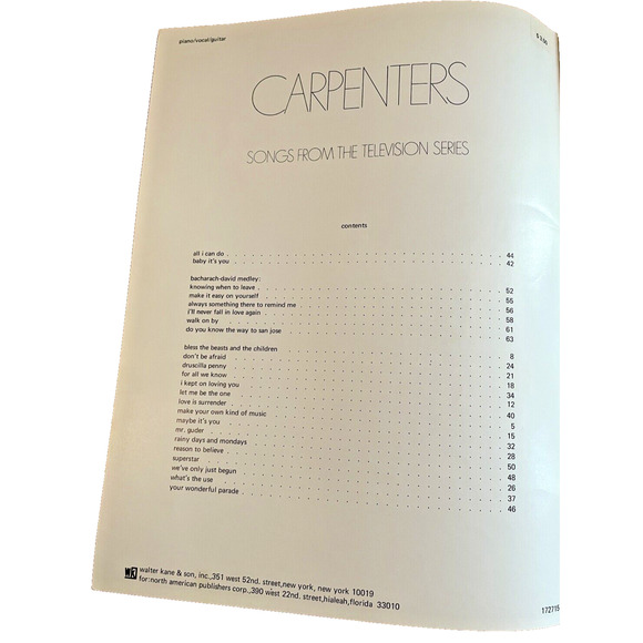 Vtg Songbooks x5 Broadway & Pop Eubie! Godspell Cabaret Belefonte Carpenters - Picture 15 of 16